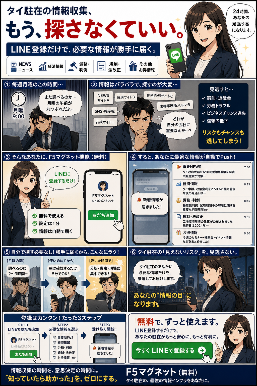 早期警戒LINE の漫画